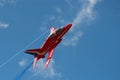 Red Arrows Jet Royalty Free Stock Photo
