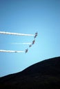 The Red Arrows Mourne Mountains in Northern Ireland, United Kingdom