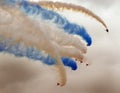 The Red Arrows RAF display team in action.