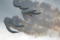 The Red Arrows RAF display team in action. Royalty Free Stock Photo