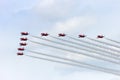 Airshow Red Arrows Royalty Free Stock Photo