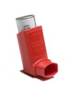 Red Asthma Inhaler