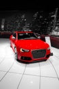 Red Audi Coupe Royalty Free Stock Photo