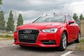 Red Audi A3