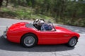 Red Austin Healey Roadster