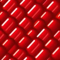 Red background with abstract geometric pattern. Generative AI Royalty Free Stock Photo