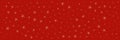 Red background banner gold sparkles star vector Royalty Free Stock Photo