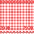 Red background with bows Royalty Free Stock Photo