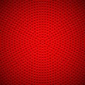 Red Background with Circle Perforated Pattern Royalty Free Stock Photo