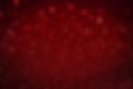 Red background light christmas holiday pattern. Abstract decoration bokeh gllitter xmas and new year or valentine festive. Royalty Free Stock Photo