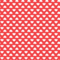 Red background seamless pattern with heart repeating, design for wrapping romantic scrapbook