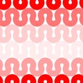 Red background seamless waves Royalty Free Stock Photo