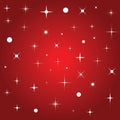 Red background with stars