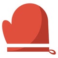 Red baking glove, icon