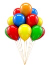 Red ballon for party, birthday Royalty Free Stock Photo