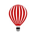 Vector red Balloon isolated on white background Royalty Free Stock Photo