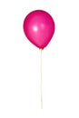 Red Balloon with yellow ribbon Royalty Free Stock Photo