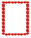 Red balloons border