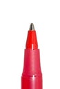 Red ballpoint pen Royalty Free Stock Photo