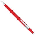 Red ballpoint pen Royalty Free Stock Photo