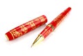 Red Ballpoint Pen Royalty Free Stock Photo