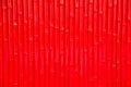Red bamboo wall Royalty Free Stock Photo