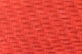 Red Bamboo Weave matting background texture Royalty Free Stock Photo