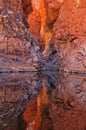 Red Bank Gorge Reflected Royalty Free Stock Photo