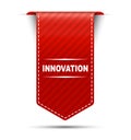 Red banner design innovation