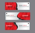 Red banner design template vector illustration, Geometric, polygonal Abstract background, texture, advertisement layout. web page. Royalty Free Stock Photo