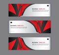 Red banner design template vector illustration, Geometric, polygonal Abstract background, texture, advertisement layout. web page. Royalty Free Stock Photo