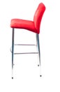 Red bar stool Royalty Free Stock Photo