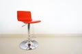 Red bar stool Royalty Free Stock Photo