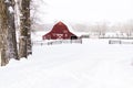 Red barn Royalty Free Stock Photo