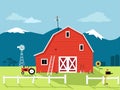 Red barn Royalty Free Stock Photo
