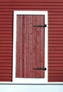 Red barn door Royalty Free Stock Photo