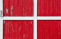 Red barn door Royalty Free Stock Photo