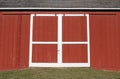 Red Barn Door Royalty Free Stock Photo