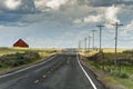 Red Barn in the Palouse Royalty Free Stock Photo