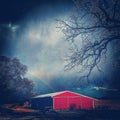 Barn storm 1 Royalty Free Stock Photo