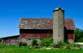 Red Barn & Silo In Walworth County