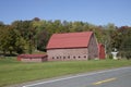 Red Barn, Vermont Royalty Free Stock Photo