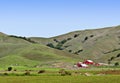 Red Barns, Green Rolling Hills, California