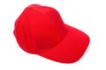 Red baseball cap Royalty Free Stock Photo