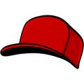 Red Baseball Cap Hat Illustration Royalty Free Stock Photo