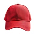 A red baseball cap with a white background Royalty Free Stock Photo