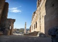 The Red Basilica ruins in Bergama, Turkey. Temple of the Egyptian Gods