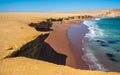 Red Beach in Paracas Natural Reserve, Peru