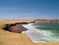 Red beach at Paracas, Peru