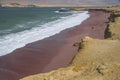 Red beach, Paracas, Peru.